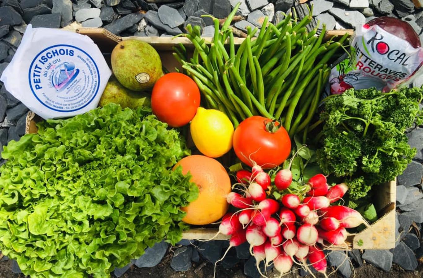 Panier de légumes hebdomadaire