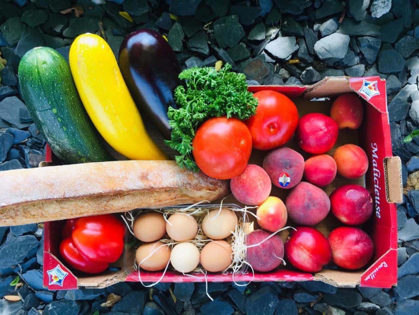 Panier de légumes, semaine du 14 au 20 juin 2021