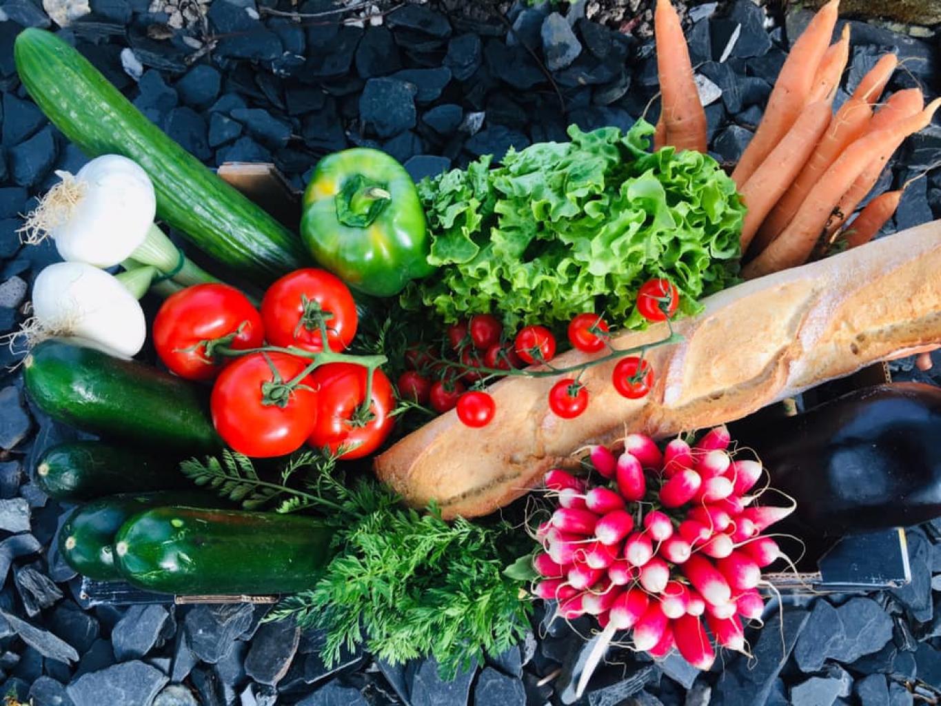 Panier de légumes hebdomadaire